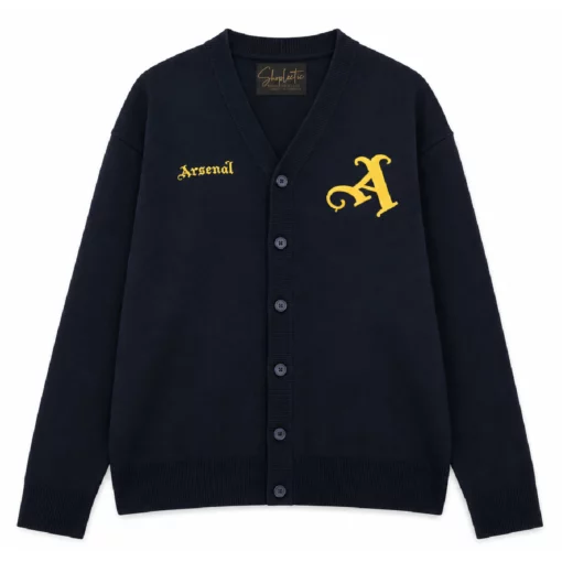 Arsenal Unisex A Knitted Cardigan 01 Arsenal Unisex A Knitted Cardigan