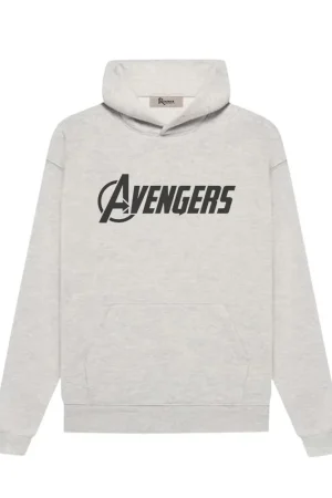 Avengers Ash Heather Pullover Hoodie