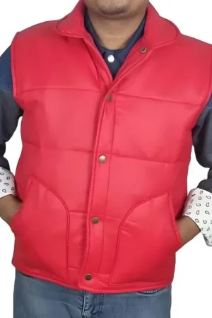 Back To The Future Michael J Fox Puffer Vest