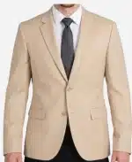 Cristiano Ronaldo Vogue Beige Blazer
