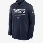 Dallas Cowboys 2026 Sideline Long Sleeve Hooded T-Shirt