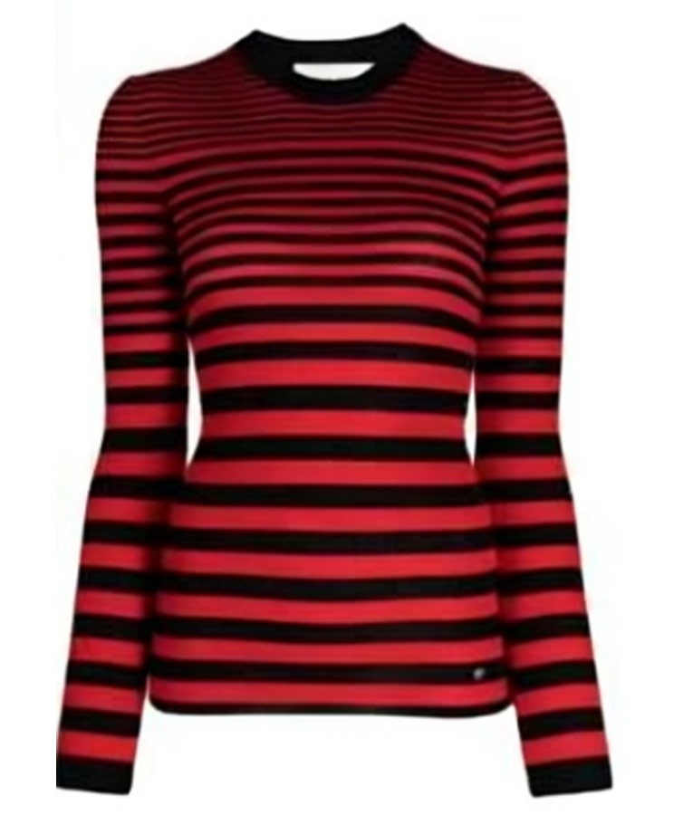 Emily in Paris Season 4 Emily Cooper Striped Sweater 01 Emily in Paris Season 4 Emily Cooper Striped Sweater
