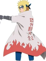 Minato Namikaze Naruto White Cosplay Costume Coat
