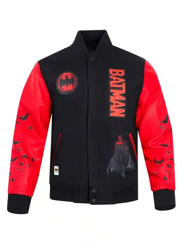 Freeze Max Batman Comics Varsity Jacket 01 Freeze Max Batman Comics Varsity Jacket
