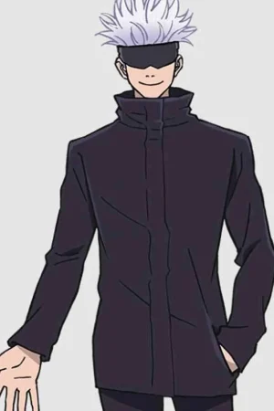 Jujutsu Kaisen Satoru Gojo Black Cotton Jacket