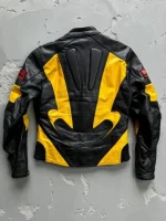 Kawasaki Motorcycle Riding Genuine Leather Biker Jacket