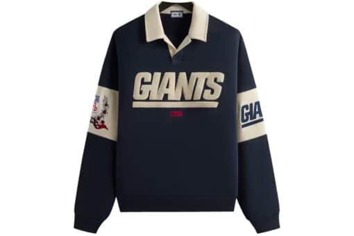 Kith x NFL 47 Giants Nelson Collared Pullover 01 Kith x NFL 47 Giants Nelson Collared Pullover