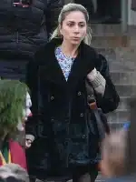 Lady Gaga Joker Folie à Deux 2024 Shearling Coat