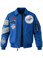 Los Angeles Dodgers New Era x Alpha Industries MA-1 Full-Zip Bomber Jacket
