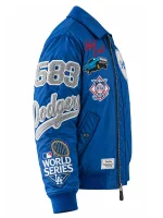 Los Angeles Dodgers New Era x Alpha Industries MA-1 Full-Zip Bomber Jacket