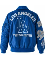 Los Angeles Dodgers New Era x Alpha Industries MA-1 Full-Zip Bomber Jacket