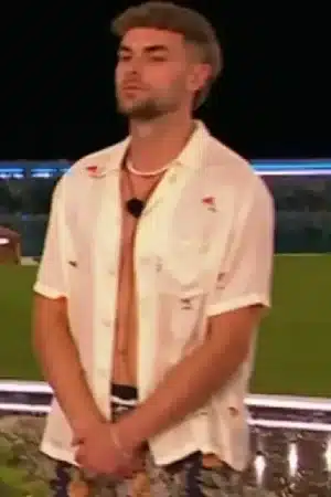 Love Island UK S12 Harry Hamlin Silk Floral Shirt