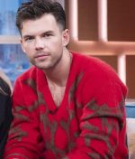 Luke Newton Red Sweater