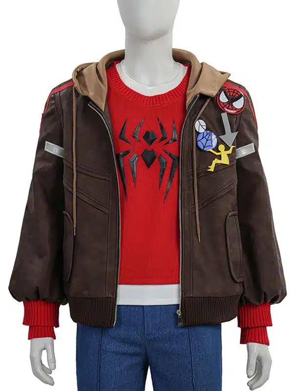 Marvel Spider Man Brand New Day Peter Parker Leather Jacket 01 Marvel Spider Man Brand New Day Peter Parker Leather Jacket