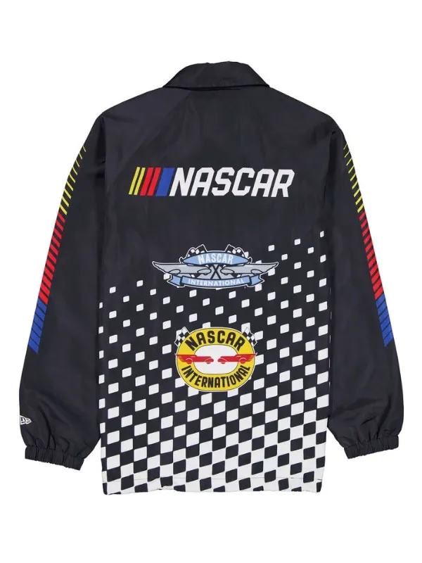NASCAR Auto Racing Black Jacket 02 NASCAR Auto Racing Black Jacket