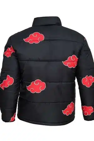 Akatsuki Naruto Puffer Jacket