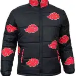 Akatsuki Naruto Puffer Jacket
