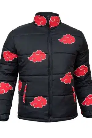 Akatsuki Naruto Puffer Jacket