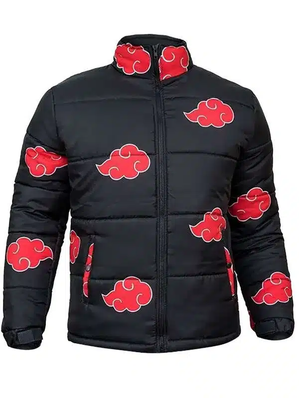 Naruto-Cosplay-Jacket 1 Akatsuki Naruto Puffer Jacket