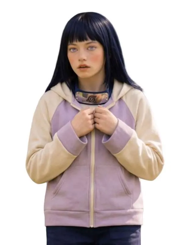 Naruto-The-Movie-Naruto-Uzumaki-Purple-and-Cream-Hoodie 1 Naruto The Movie Hinata Hyuga Hoodie
