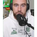 New Heights Travis Kelce Floral Graphic Hoodie