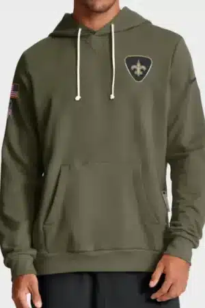 New Orleans Saints 2025 Salute To Service Sideline Hoodie