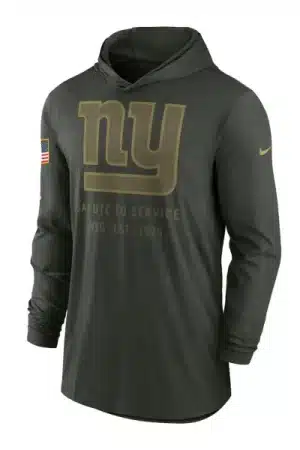 New York Giants 2025 Salute to Service Hooded Pullover
