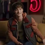 Noah Schnapp Stranger Things Navy Puffer Vest