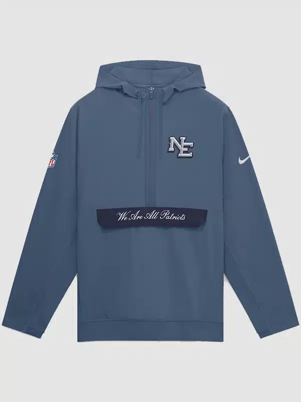 Patriots Rivalries 2026 Nike Sideline Anorak Jacket 01 Patriots Rivalries 2026 Nike Sideline Anorak Jacket