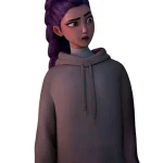 KPop Demon Hunters Rumi Brown Hoodie
