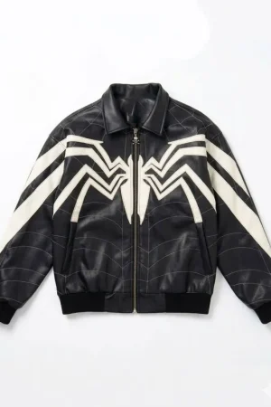 Spider Man Brand New Day Black Leather Jacket