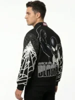 Spiderman Back in Black Varsity Jacket