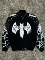 Spiderman Back in Black Varsity Jacket