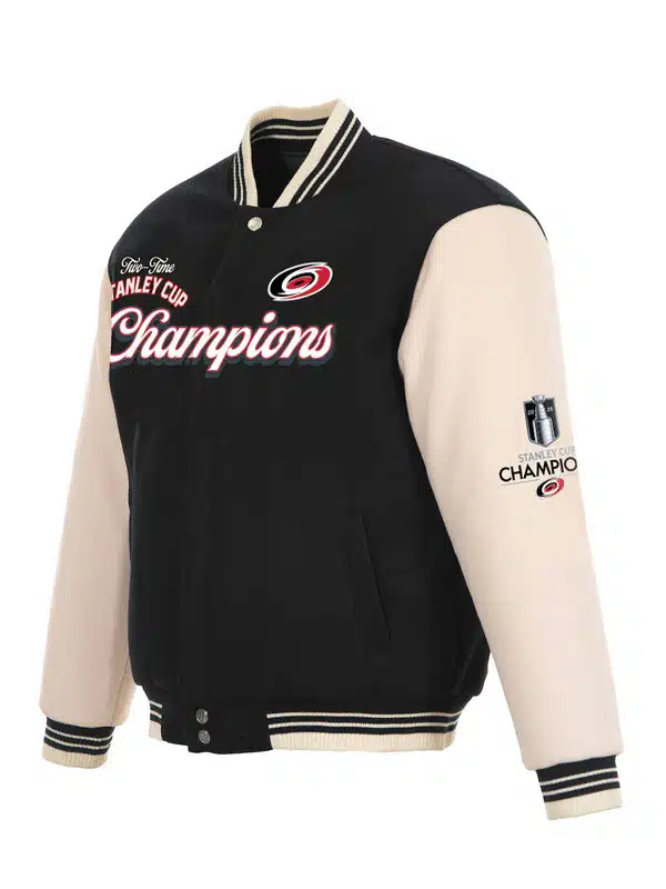 Stanley Cup Champions Hurricanes Reversible Jacket 01 Stanley Cup Champions Hurricanes Reversible Jacket