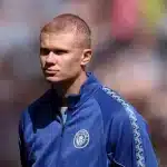 Striker Erling Haaland Blue Jacket