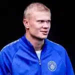 Striker Erling Haaland Blue Jacket