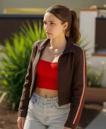 Thais Martin Frauds Brown Track Jacket