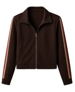 Thais Martin Frauds Brown Track Jacket - Image 3