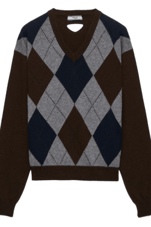 The Kardashians S07 Kris Jenner Argyle Sweater