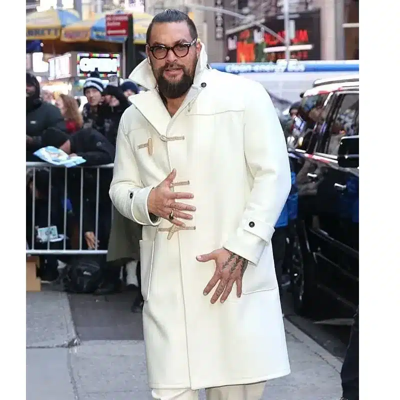 The Today Show and Jason Momoa 01 Jason Momoa The Today Show Duffle Coat