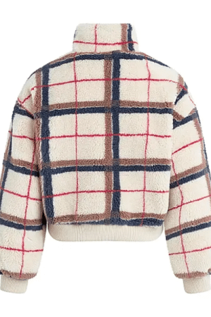 The Traitors US S04 Plaid Sherpa Jacket