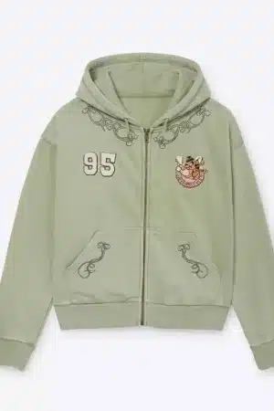 Toy Story 5 Woody & Bullseye Green Hoodie