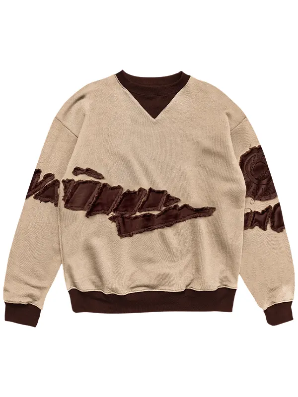 Travis Scott x CJ Cactus Court Prep Applique Crewneck 01 Travis Scott x CJ Cactus Court Prep Applique Crewneck
