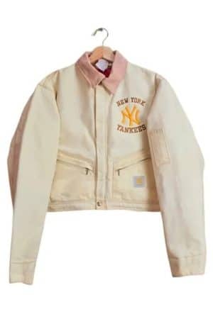 Vintage NY Yankees Crop Jacket