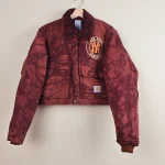 Vintage X NY Yankees Cropped Jacket Camo Brown