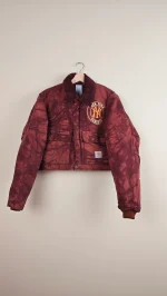 Vintage X NY Yankees Cropped Jacket Camo Brown