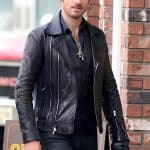 Colin O'Donoghue wearing the Once Upon a Time Captain Hook jacket