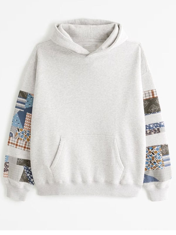 Abercrombie Grey Hoodie 01 Abercrombie Grey Hoodie