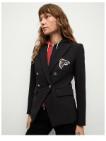 Atlanta Falcons Veronica Beard Black Dickey Jacket