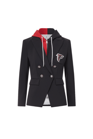 Atlanta Falcons Veronica Beard Black Dickey Jacket